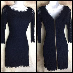 Diane Von Furstenberg Lace Dress Sz 2